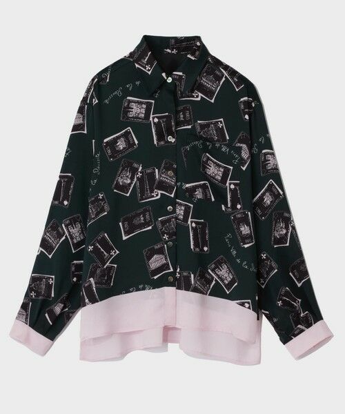 GRACE CONTINENTAL / グレースコンチネンタル シャツ・ブラウス | トランププリントブラウス | 詳細11