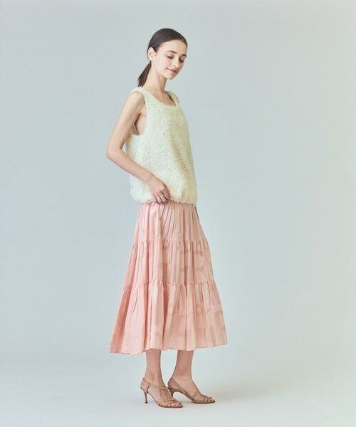 GRACE CONTINENTAL / グレースコンチネンタル その他トップス | チュールフェザータンクトップ | 詳細3