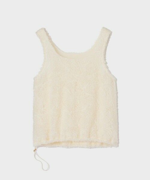 GRACE CONTINENTAL / グレースコンチネンタル チュールフェザータンクトップ チュールフェザータンクトップ / GRACE CONTINENTAL | GRACE
