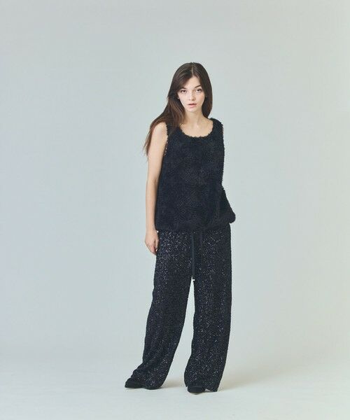 GRACE CONTINENTAL / グレースコンチネンタル その他トップス | チュールフェザータンクトップ | 詳細10