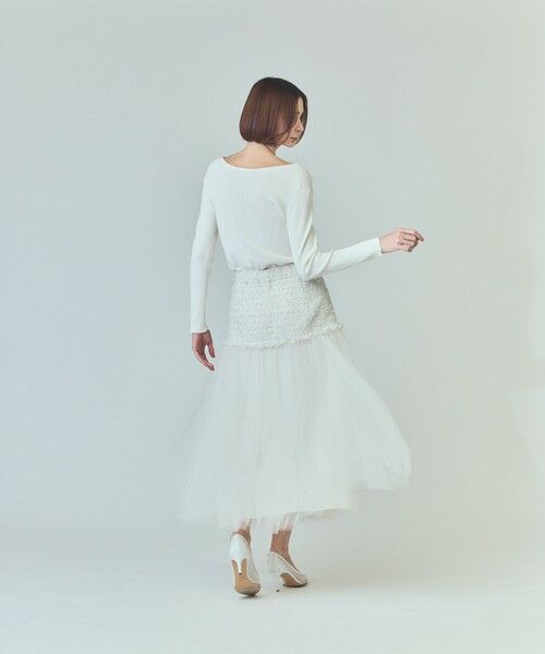 GRACE CONTINENTAL / グレースコンチネンタル ニット・セーター | ロゴ刺繍リブトップ | 詳細2