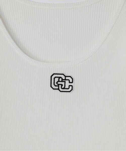 GRACE CONTINENTAL / グレースコンチネンタル ニット・セーター | ロゴ刺繍リブトップ | 詳細5