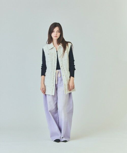 GRACE CONTINENTAL / グレースコンチネンタル ニット・セーター | ロゴ刺繍リブトップ | 詳細16