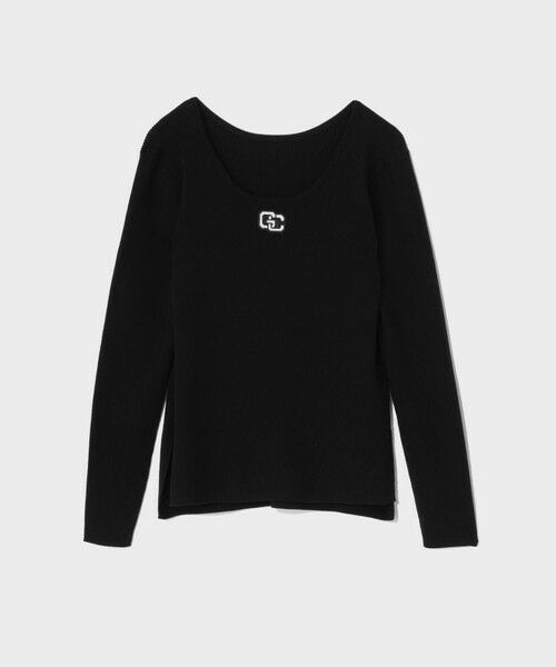 GRACE CONTINENTAL / グレースコンチネンタル ニット・セーター | ロゴ刺繍リブトップ | 詳細17