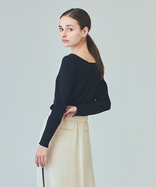 GRACE CONTINENTAL / グレースコンチネンタル ニット・セーター | ロゴ刺繍リブトップ | 詳細13
