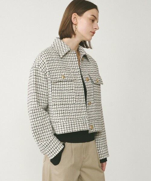 GRACE CONTINENTAL / グレースコンチネンタル ブルゾン | チェックツイードブルゾン | 詳細4