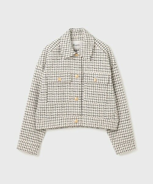 GRACE CONTINENTAL / グレースコンチネンタル ブルゾン | チェックツイードブルゾン | 詳細7