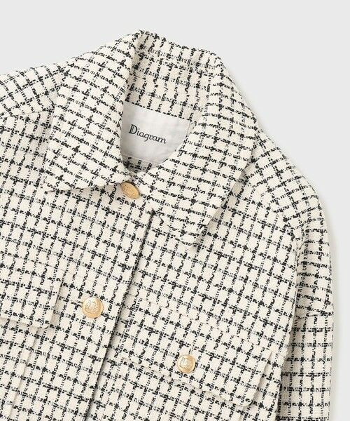 GRACE CONTINENTAL / グレースコンチネンタル ブルゾン | チェックツイードブルゾン | 詳細9