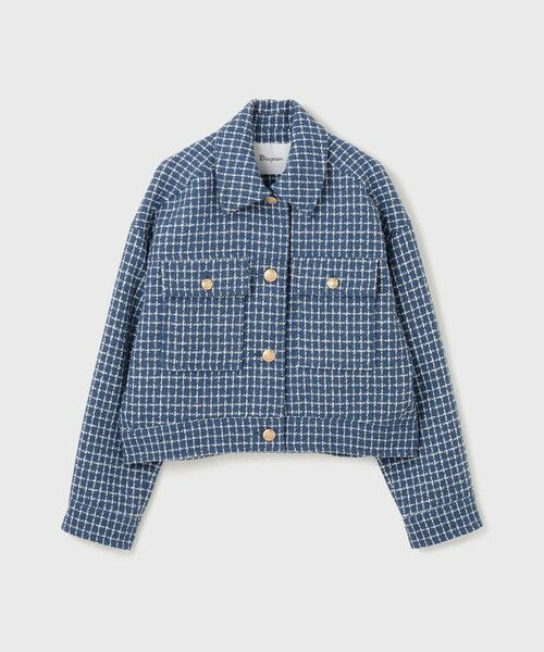 GRACE CONTINENTAL / グレースコンチネンタル ブルゾン | チェックツイードブルゾン | 詳細15