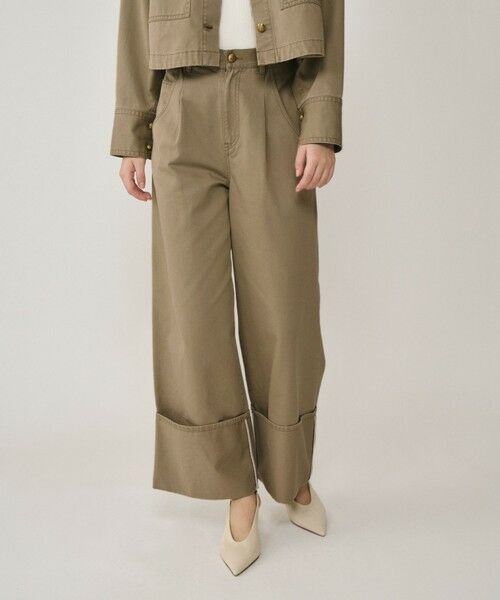 GRACE CONTINENTAL / グレースコンチネンタル その他パンツ | ロールアップワイドパンツ | 詳細17
