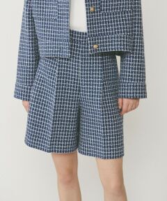 GRACE CONTINENTAL / グレースコンチネンタル その他パンツ | チェックツイードハーフパンツ