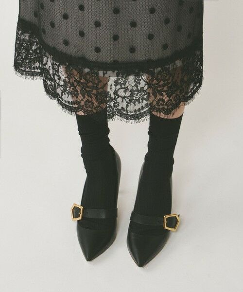 GRACE CONTINENTAL / グレースコンチネンタル ロング・マキシ丈スカート | ドットチュールタイトスカート | 詳細18