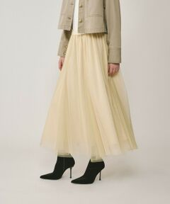 GRACE CONTINENTAL / グレースコンチネンタル ミニ・ひざ丈スカート | ラメチュールスカート