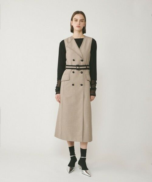 GRACE CONTINENTAL / グレースコンチネンタル ロング・マキシ丈ワンピース | アシンメトリーカラーワンピース | 詳細1