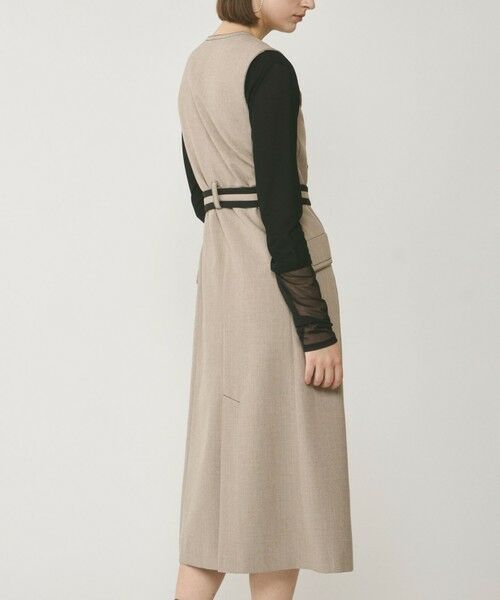 GRACE CONTINENTAL / グレースコンチネンタル ロング・マキシ丈ワンピース | アシンメトリーカラーワンピース | 詳細3