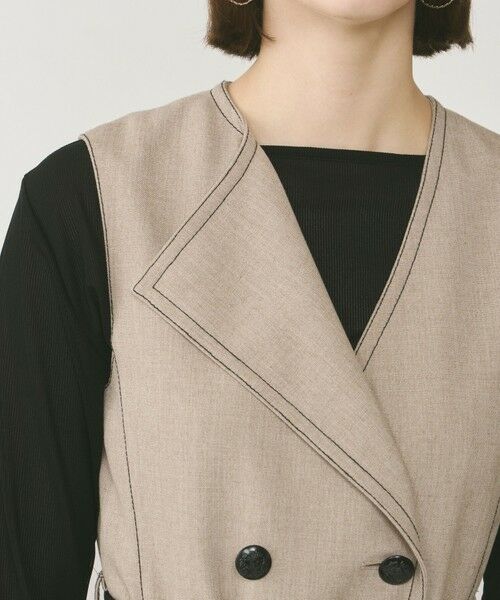 GRACE CONTINENTAL / グレースコンチネンタル ロング・マキシ丈ワンピース | アシンメトリーカラーワンピース | 詳細4