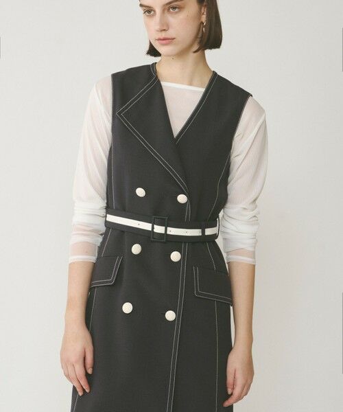 GRACE CONTINENTAL / グレースコンチネンタル ロング・マキシ丈ワンピース | アシンメトリーカラーワンピース | 詳細10