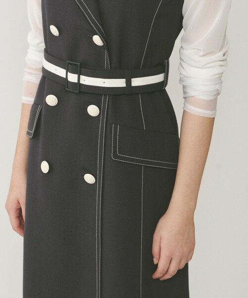 GRACE CONTINENTAL / グレースコンチネンタル ロング・マキシ丈ワンピース | アシンメトリーカラーワンピース | 詳細11