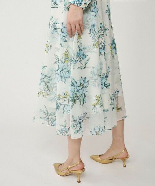 GRACE CONTINENTAL / グレースコンチネンタル ロング・マキシ丈ワンピース | フラワーレイヤーワンピース | 詳細5