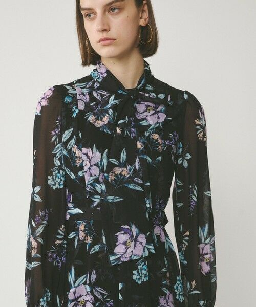 GRACE CONTINENTAL / グレースコンチネンタル ロング・マキシ丈ワンピース | フラワーレイヤーワンピース | 詳細7