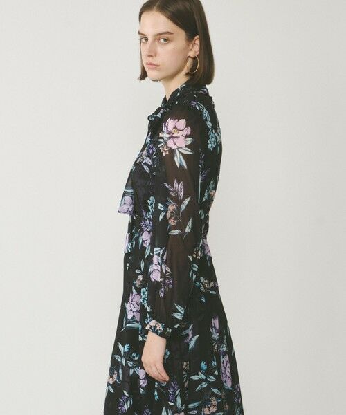 GRACE CONTINENTAL / グレースコンチネンタル ロング・マキシ丈ワンピース | フラワーレイヤーワンピース | 詳細9