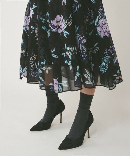 GRACE CONTINENTAL / グレースコンチネンタル ロング・マキシ丈ワンピース | フラワーレイヤーワンピース | 詳細11