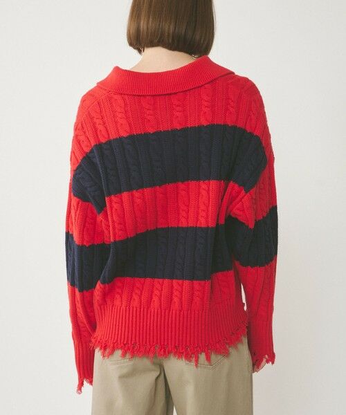 GRACE CONTINENTAL / グレースコンチネンタル ニット・セーター | アランポロニットトップ | 詳細12