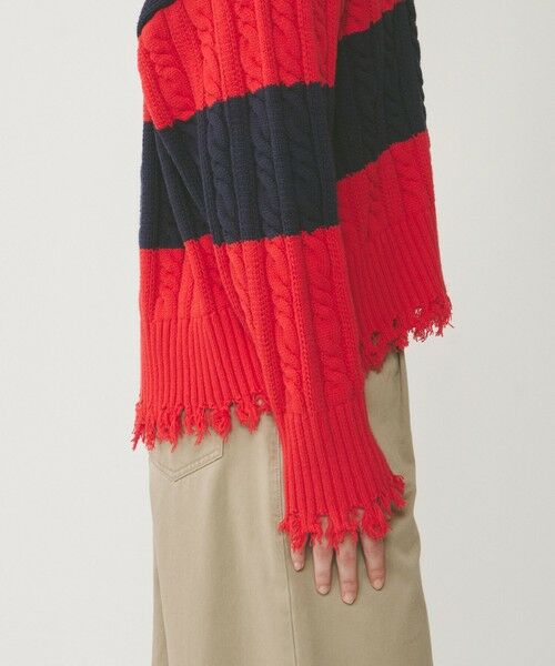 GRACE CONTINENTAL / グレースコンチネンタル ニット・セーター | アランポロニットトップ | 詳細14