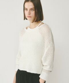 GRACE CONTINENTAL / グレースコンチネンタル ニット・セーター | スパンメッシュニットトップ