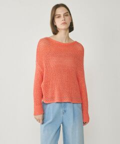 GRACE CONTINENTAL / グレースコンチネンタル ニット・セーター | スパンメッシュニットトップ