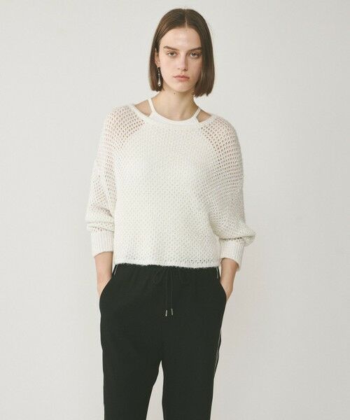 GRACE CONTINENTAL / グレースコンチネンタル ニット・セーター | スパンメッシュニットトップ | 詳細3