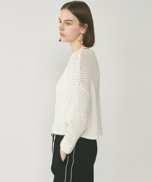 GRACE CONTINENTAL / グレースコンチネンタル ニット・セーター | スパンメッシュニットトップ | 詳細4