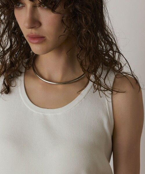 GRACE CONTINENTAL / グレースコンチネンタル ニット・セーター | Uネックリブニットトップ | 詳細2