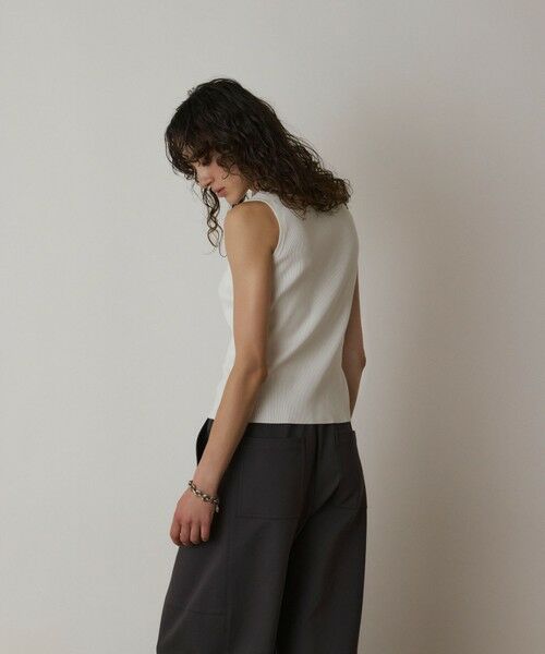 GRACE CONTINENTAL / グレースコンチネンタル ニット・セーター | Uネックリブニットトップ | 詳細3