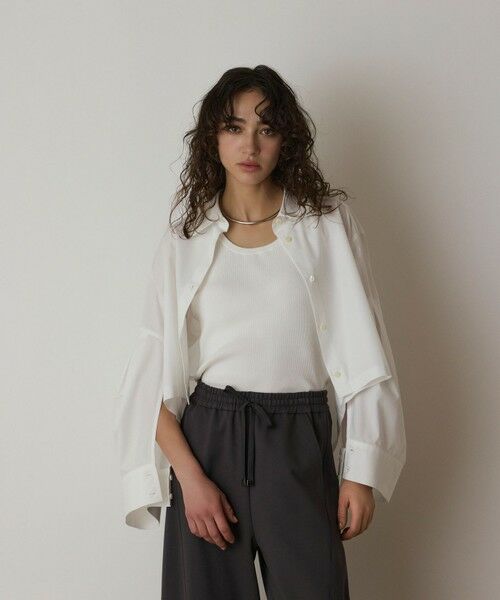 GRACE CONTINENTAL / グレースコンチネンタル ニット・セーター | Uネックリブニットトップ | 詳細8