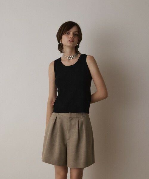 GRACE CONTINENTAL / グレースコンチネンタル ニット・セーター | Uネックリブニットトップ | 詳細15