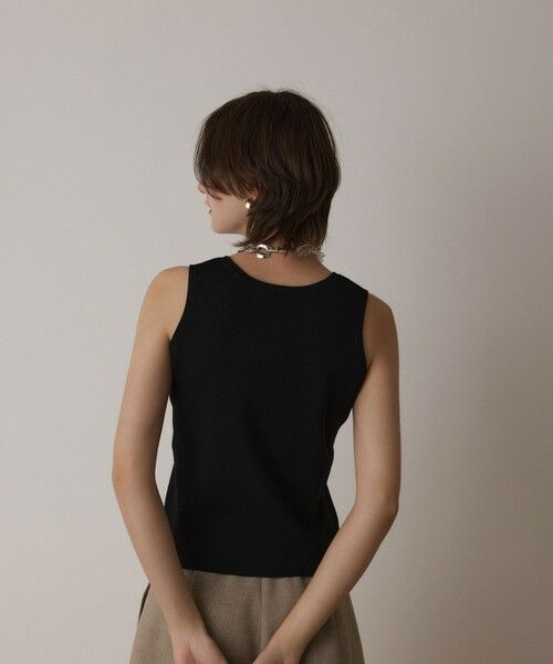 GRACE CONTINENTAL / グレースコンチネンタル ニット・セーター | Uネックリブニットトップ | 詳細17