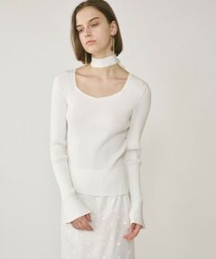 GRACE CONTINENTAL / グレースコンチネンタル ニット・セーター | ボウタイリブニットトップ