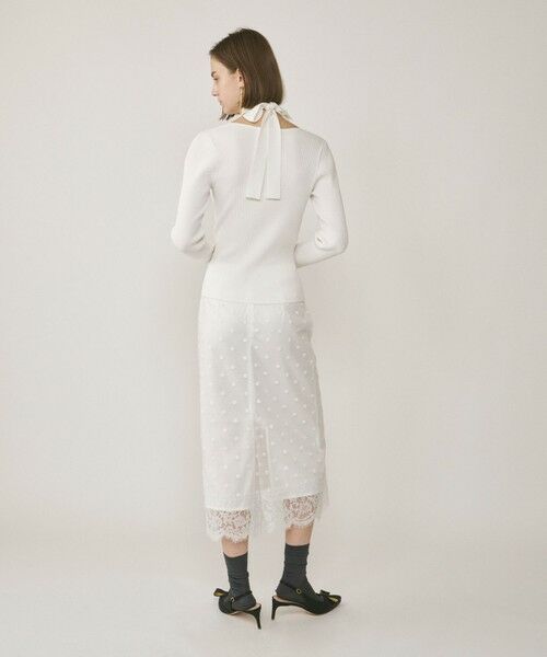 GRACE CONTINENTAL / グレースコンチネンタル ニット・セーター | ボウタイリブニットトップ | 詳細2