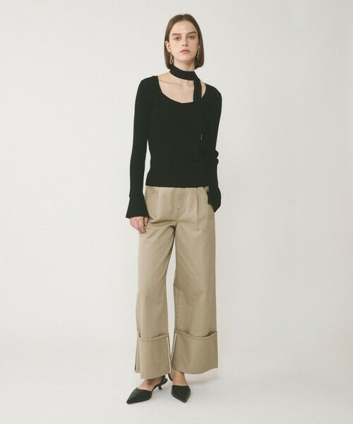 GRACE CONTINENTAL / グレースコンチネンタル ニット・セーター | ボウタイリブニットトップ | 詳細6