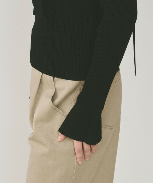 GRACE CONTINENTAL / グレースコンチネンタル ニット・セーター | ボウタイリブニットトップ | 詳細9