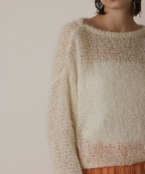 GRACE CONTINENTAL / グレースコンチネンタル ニット・セーター | フィルムヤーンニットトップ | 詳細4