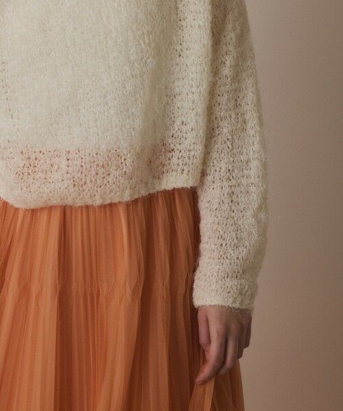 GRACE CONTINENTAL / グレースコンチネンタル ニット・セーター | フィルムヤーンニットトップ | 詳細5