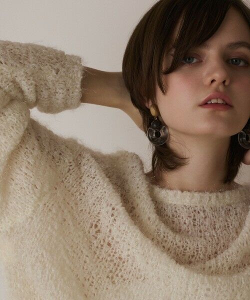 GRACE CONTINENTAL / グレースコンチネンタル ニット・セーター | フィルムヤーンニットトップ | 詳細6