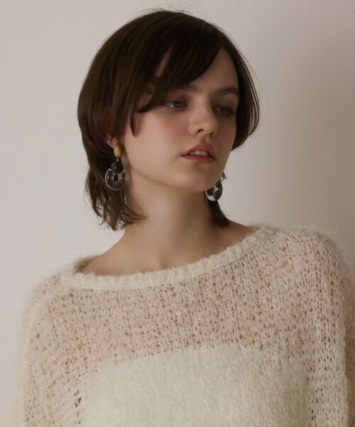 GRACE CONTINENTAL / グレースコンチネンタル ニット・セーター | フィルムヤーンニットトップ | 詳細8