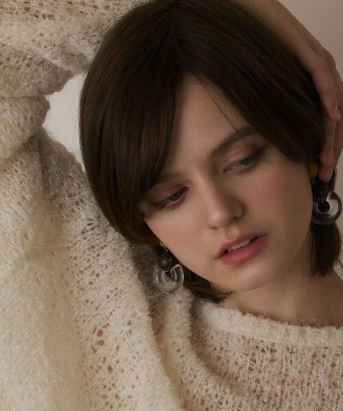 GRACE CONTINENTAL / グレースコンチネンタル ニット・セーター | フィルムヤーンニットトップ | 詳細9