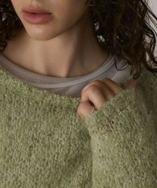 GRACE CONTINENTAL / グレースコンチネンタル ニット・セーター | フィルムヤーンニットトップ | 詳細13