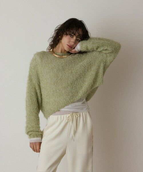 GRACE CONTINENTAL / グレースコンチネンタル ニット・セーター | フィルムヤーンニットトップ | 詳細17