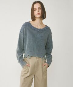 GRACE CONTINENTAL / グレースコンチネンタル ニット・セーター | ピグメントニットトップ