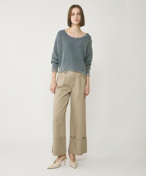 GRACE CONTINENTAL / グレースコンチネンタル ニット・セーター | ピグメントニットトップ | 詳細1